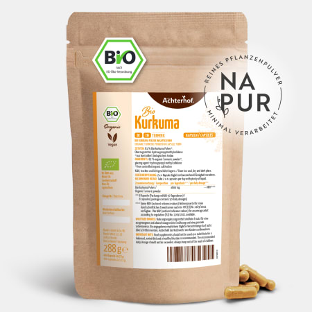 Bio Kurkuma Kapseln Nachfüllpack (400 Kapseln)