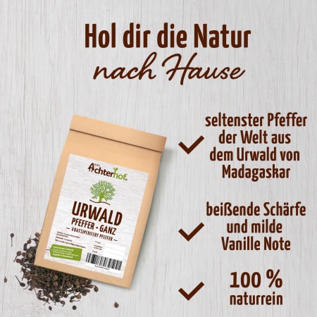 Pfeffervielfalt aus 6 Sorten