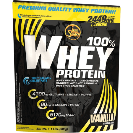 100% Whey Protein - 500g - Vanilla