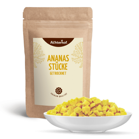 Ananasstücke getrocknet & gezuckert (250g)