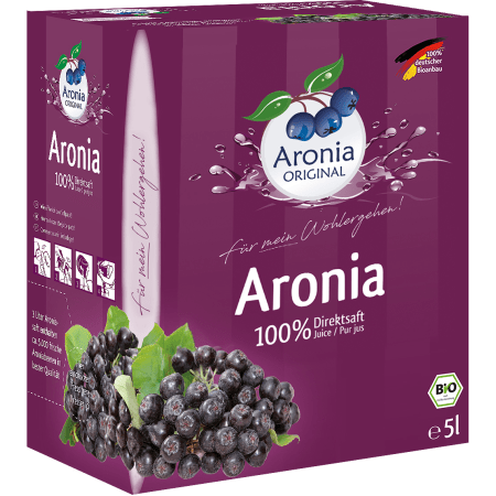 Aronia 100% Direktsaft bio (5000ml)