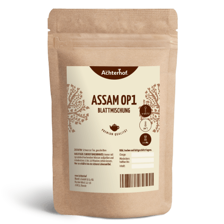 Schwarzer Tee Assam OP1 Blattmischung (250g)