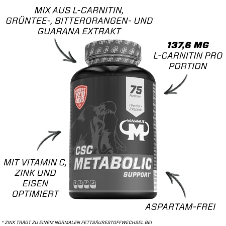 CSC Metabolic Support (150 Kapseln)
