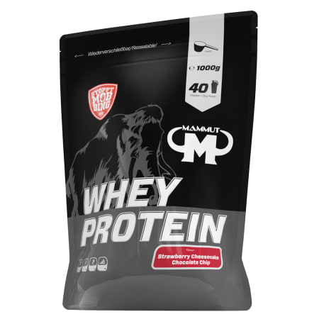 Mammut Whey Protein - 1000g - Strawberry Cheesecake with Chocolate Chips