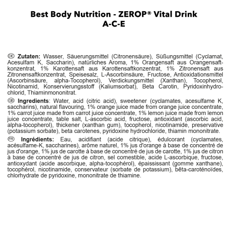 Vital Drink Zerop - 1000ml - ACE