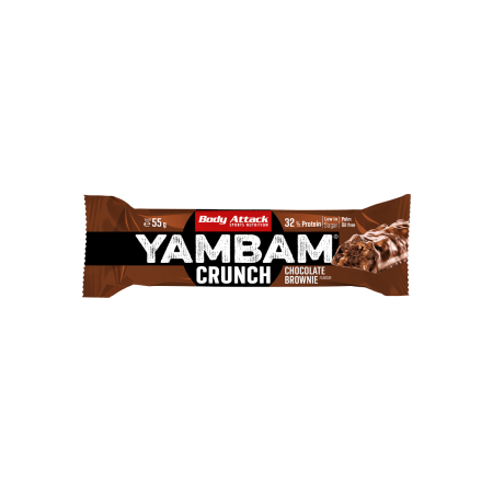 YamBam Crunch - 15x55g - Chocolate Brownie