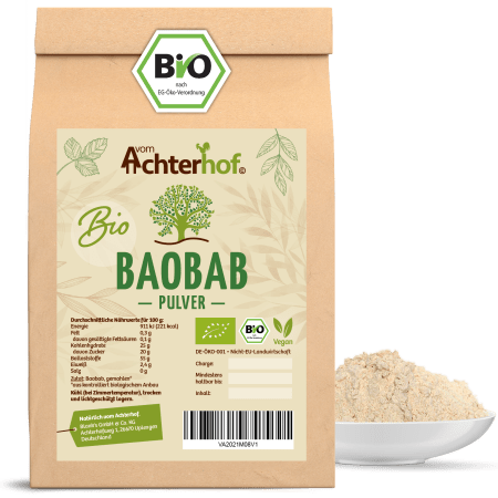 Baobab Pulver Bio (500g)