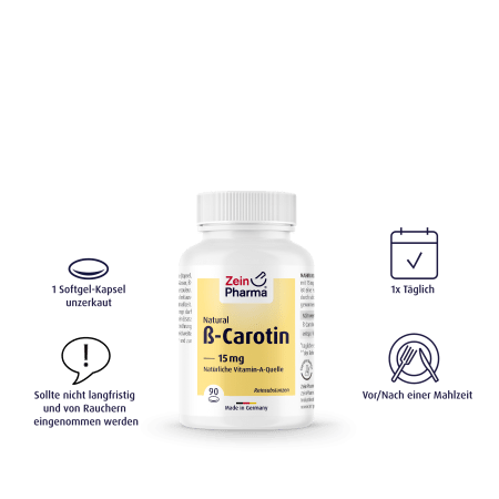 Beta Carotin Natural 15 mg (90 capsules)