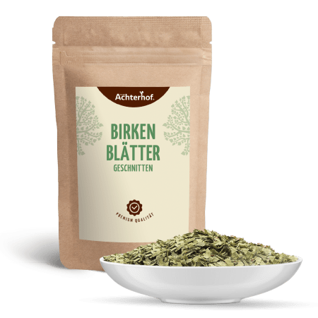 Birkenblätter geschnitten (250g)