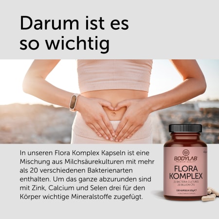 Flora Complex / Komplex (150 Kapseln) (21 Bacteria Cultures 20 Billion CFU)