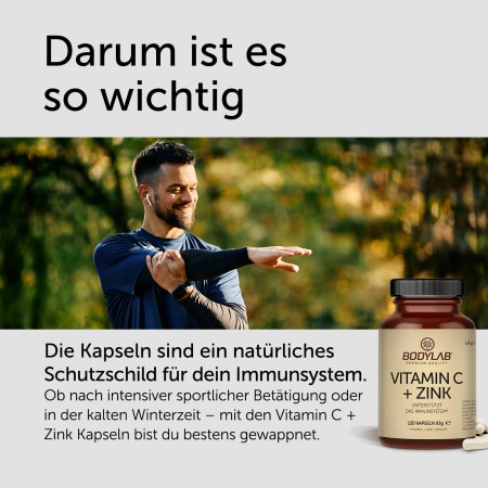 Vitamin C + Zink (120 Kapseln)