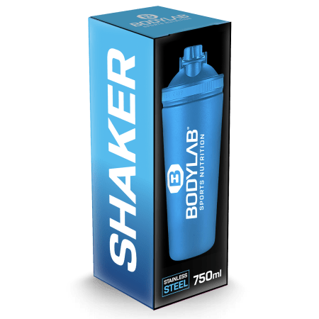 Bodylab Stainless Steel Shaker blue (750ml) 