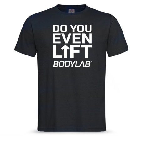 Bodylab24 T-Shirt schwarz mit weißem Schriftzug