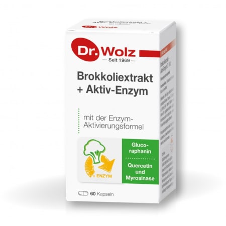 Brokkoliextrakt + Aktiv-Enzym (60 Kapseln)