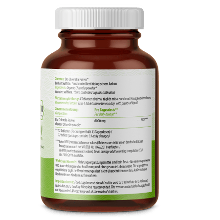Bio Chlorella Algen Tabletten (400 Tabletten)