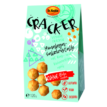 Cracker mit Himalaya-Salzkristalle (120g)