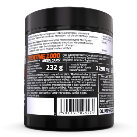 Creatine 1000 Mega Caps (180 Kapseln)