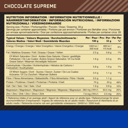 100% Casein - 924g - Schokolade