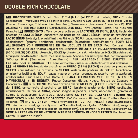 100% Whey Gold Standard - 900g - Double Rich Chocolate