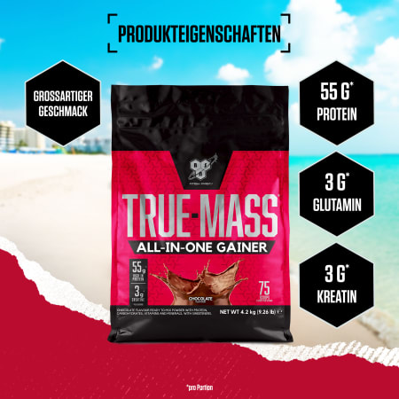 True Mass All In One Weight Gainer - 4200g - Chocolate