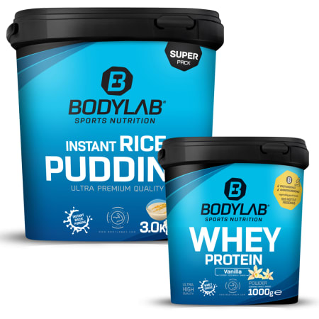 Fitness Food Corner Deal mit - Whey Protein + Instant Rice Pudding