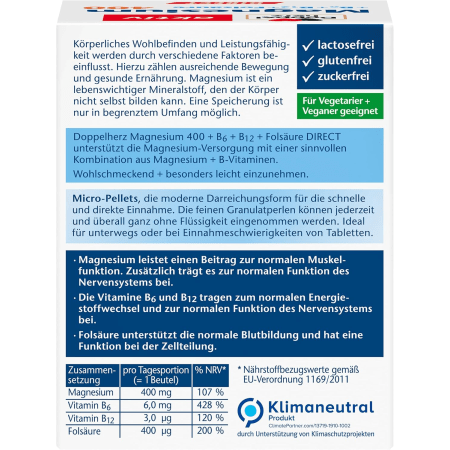 Magnesium 400 direct (40x1,2g)