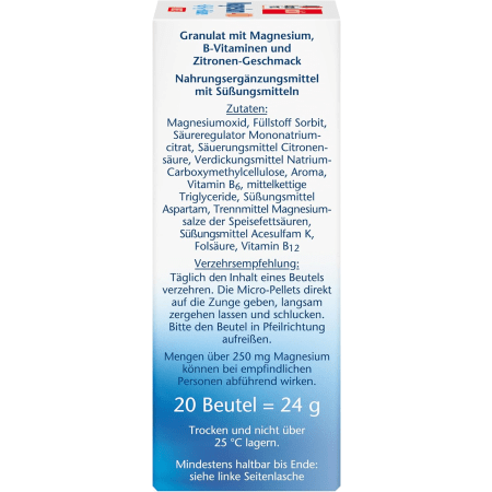 Magnesium 400 + B-Vitamine direct (20x1,2g)