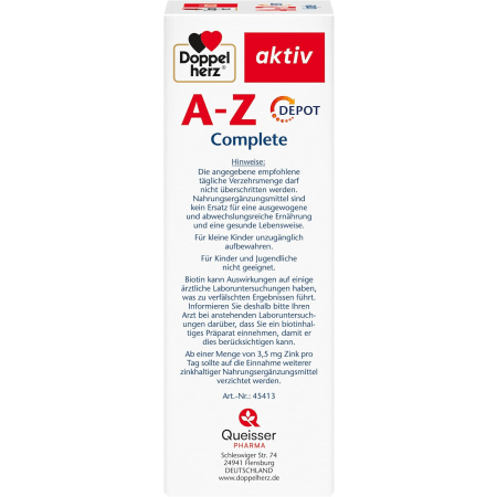 A-Z Depot Complete (120 Tabletten)