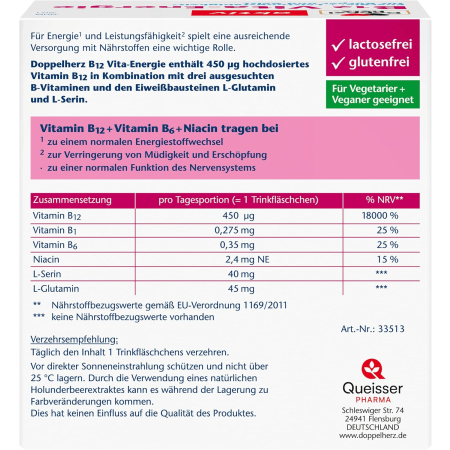 B12 Vita-Energie Trinkampullen (30x10ml)
