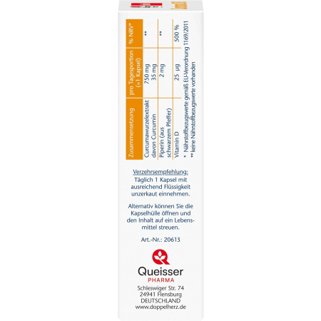 Curcuma 750 mit Curcumin + Vitamin D3 1000 I.E. (30 Kapseln)