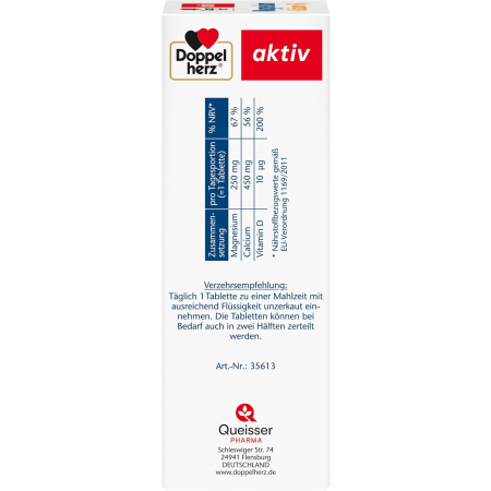 Magnesium + Calcium + D3 (120 Tabletten)