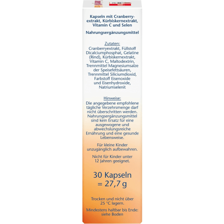 Cranberry + Kuerbis (30 Kapseln)