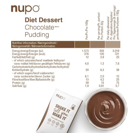 Diet Dessert Chocolate Pudding (12x32g)