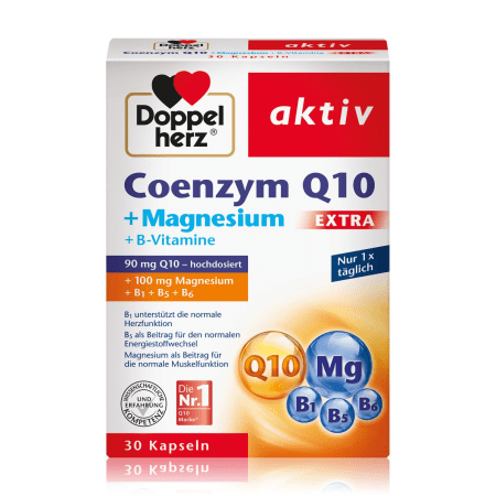 Coenzym Q10 + Magnesium + B-Vitamine (30 Kapseln)