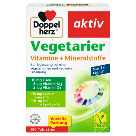 Vegetarier Vitamine + Mineralen (100 Tabletten)