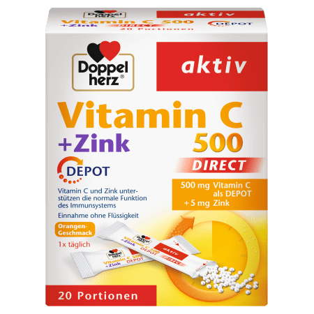 Vitamin C 500 + Zink Depot Direct (20 Sachets)