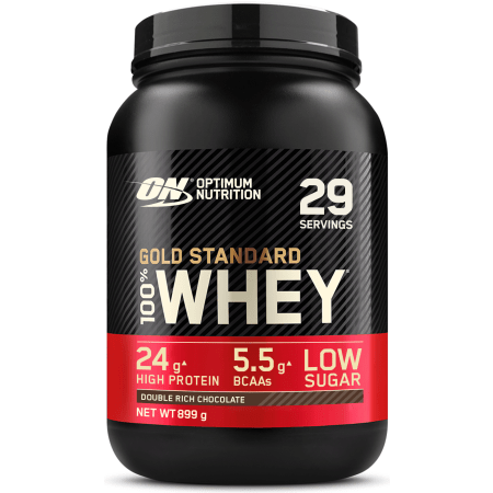 100% Whey Gold Standard - 900g - Double Rich Chocolate