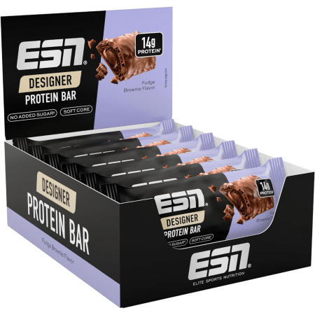 ESN Designer Bar Fudge Brownie (12x45g)