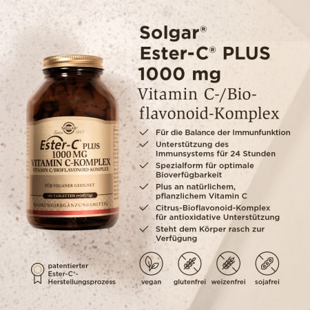 Ester-C Plus 1000 mg Vitamin C-Komplex (180 Tabletten)