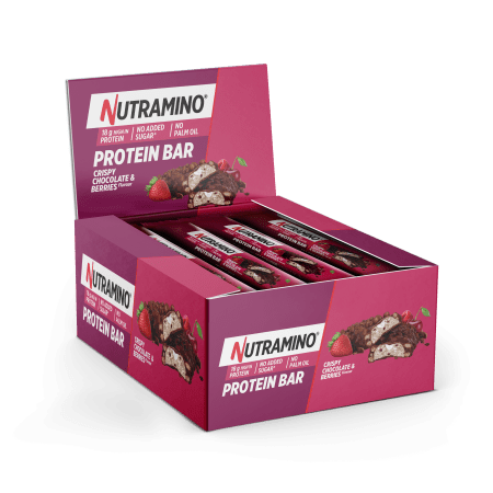 Nutramino Filled Protein Bar - 12x55g - Crispy Choc & Berries