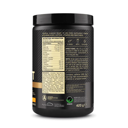 Gold Standard Pre-Workout Advanced - 420g - Tropical