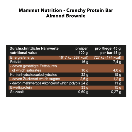 Crunchy Protein Bar (12x45g)