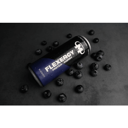 Flexergy Protein Energy Drink Blueberry (24x330ml)