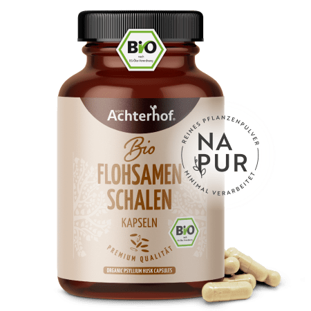 Flohsamenschalen Kapseln Bio (180 Kapseln)