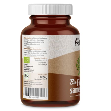 Flohsamenschalen Kapseln Bio (180 Kapseln)