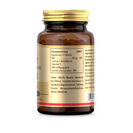 Folat (als Metafolin) 400 µg (100 Tabletten)