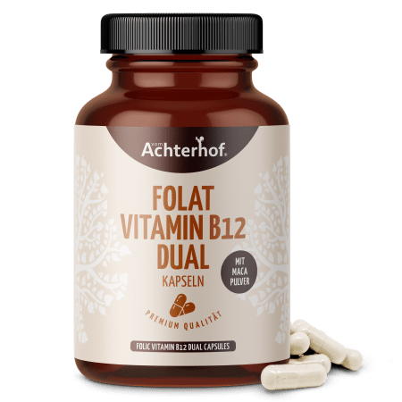 Folat Vitamin B12 Dual Kapseln (120 Kapseln)