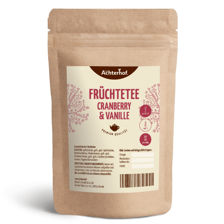 Früchtetee Cranberry & Vanille (100g)