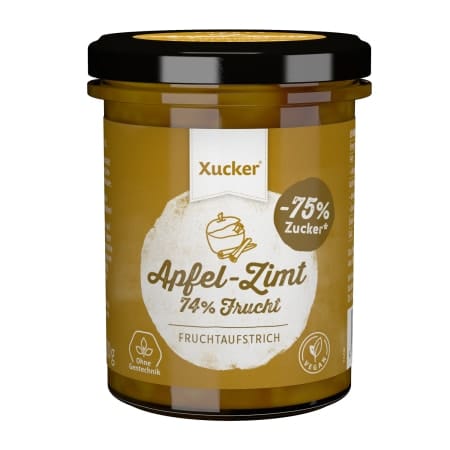 2 Fruitspread - Apple-Cinnamon, Plum (2x220g)