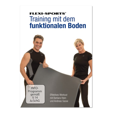 Functional Training Doppelmatte Grau 159,5cm x 91,5cm + Übungs-DVD "Training mit dem Funktionalem Boden"